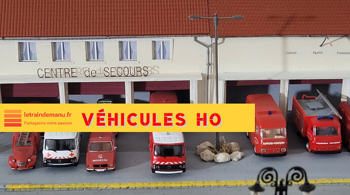 letraindemanu (3418) véhicules de sapeurs-pompiers Ho centre de secours ambulances