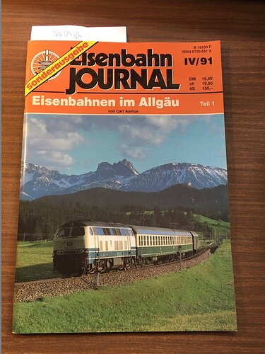 Carl-Asmus+Eisenbahn-Journal-IV-91-Eisenbahnen-im-Allgäu-Teil-1