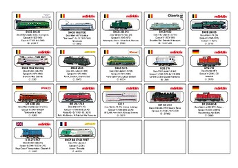 Etiquettes Locos - Set complet