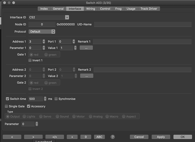 Rocrail-Switch-Interface