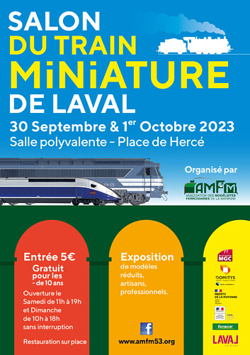 letraindemanu (3192) salon du train miniature de Laval affiche officielle