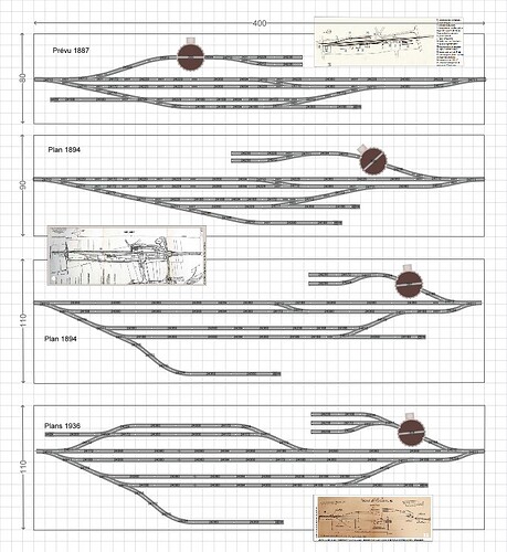 LR 930 - Arlanc - plans voies