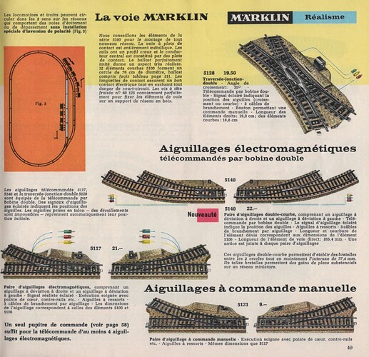 1964 - Catalogue Marklin Français - Voie M Ref 5100 - 3-3