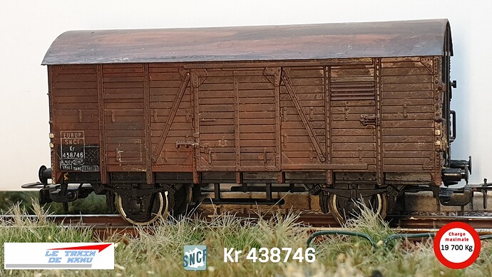letraindemanu (2093) Piko 6445 072 wagon couvert  SNCF Kr 438746