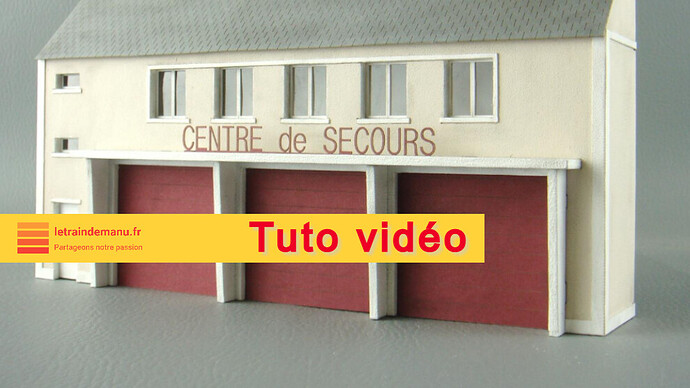 letraindemanu (3046) centre de secours de Cour Cheverny 41 caserne de pompiers Minifer Ho tutoriel vidéo