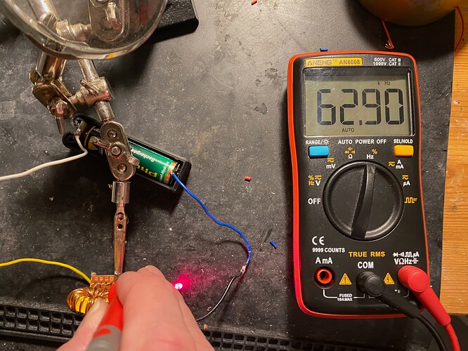 Joule Thief Frequency