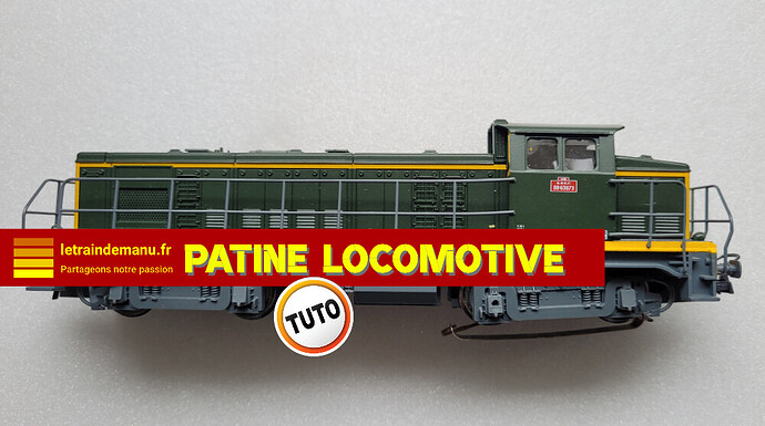 letraindemanu (3486) patine locomotive Ho BB 63000 BB63873 Roco Source letraindemanu.fr