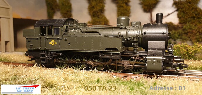 letraindemanu (2028) locomotive à vapeur Märklin 37167 050 TA 23 SNCF digital sound
