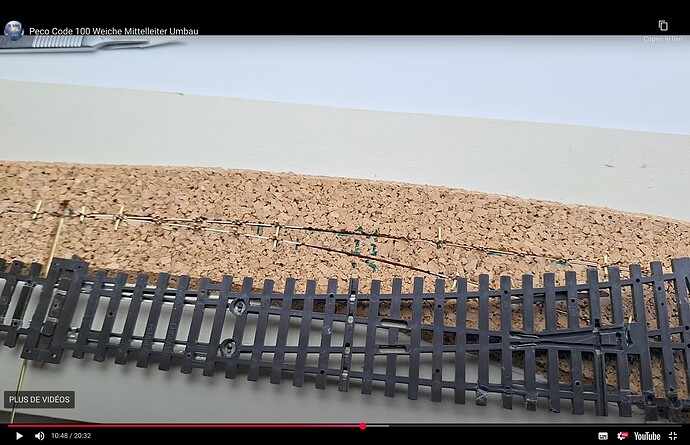Weiche Mittelleiter Umbau 2