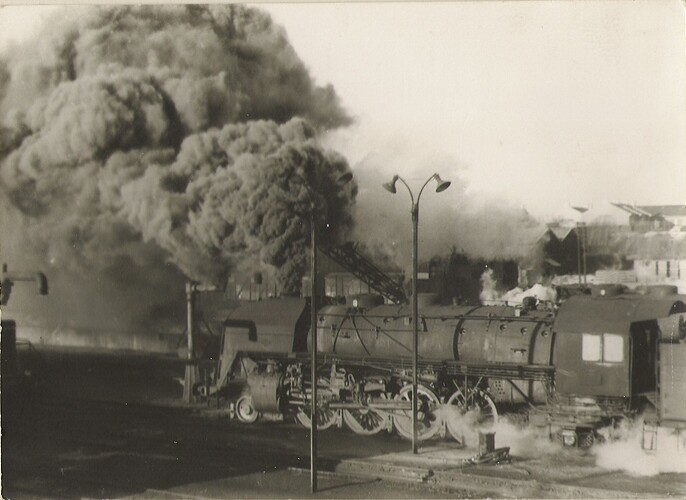 141 R ramonant aux Gaubourg en 1958