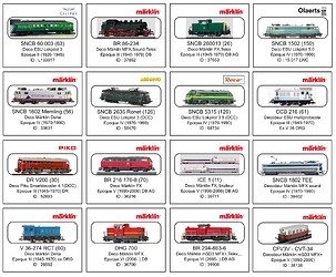 Etiquettes Locos - Set complet