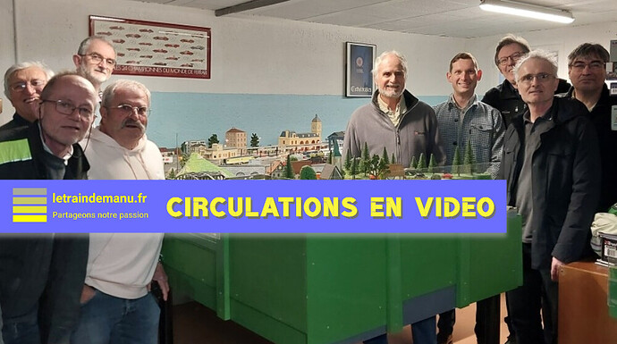 letraindemanu (3801) rencontre entre modélistes et circulations sur le réseau Märklin 3 rails de Errol  source letraindemanu.fr