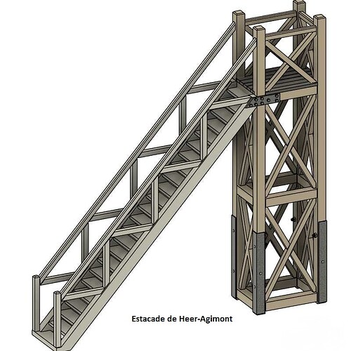 estacade en dessin