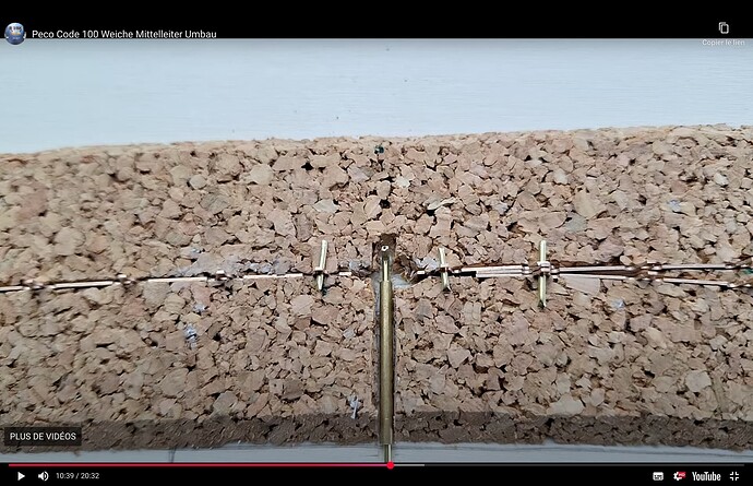 Weiche Mittelleiter Umbau 3