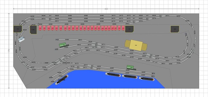 Der Hafen - voies C élancées