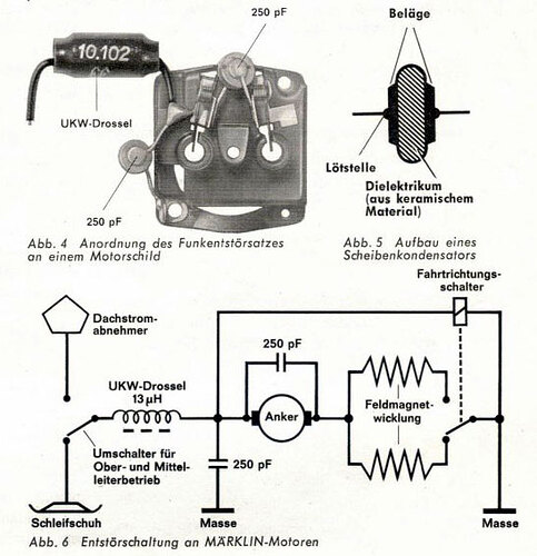 Circuit Diagram for Marklin Analog Motors