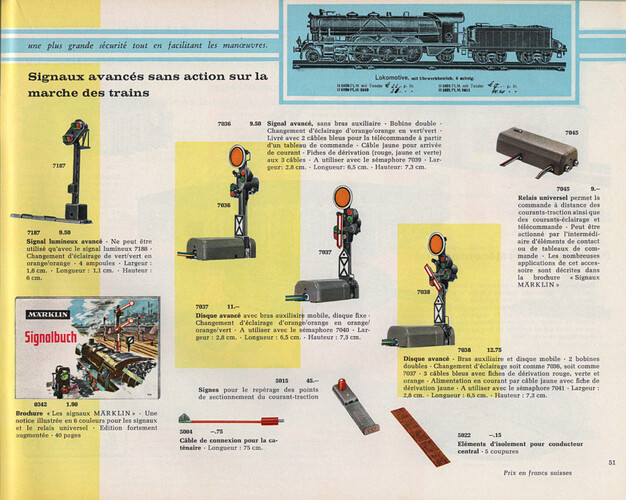 1959 - Catalogue Marklin Français -Signaux - 2-2