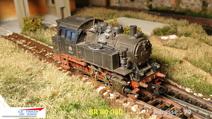 letraindemanu (2041) locomotive à vapeur Märklin 3604 BR 80 030 Digital