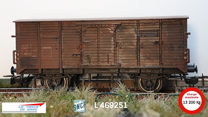 letraindemanu (2095) Piko 5 6446 072 wagon couvert SNCF L 469251