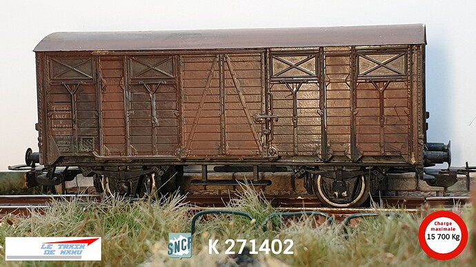 letraindemanu (2094) Piko 6449 072 wagon couvert SNCF K 271402