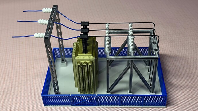 Station alimentation electrique - H0