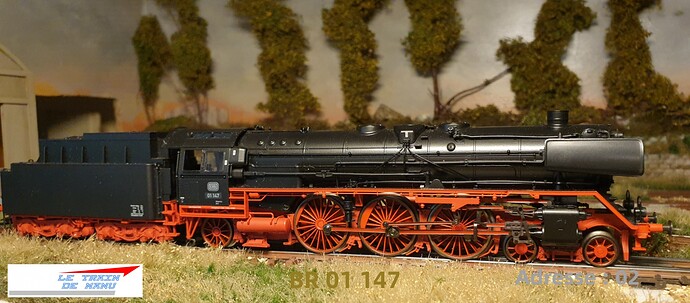 letraindemanu (2034) locomotive à vapeur Märklin 39010 BR 01 147 Digital Mfx sound