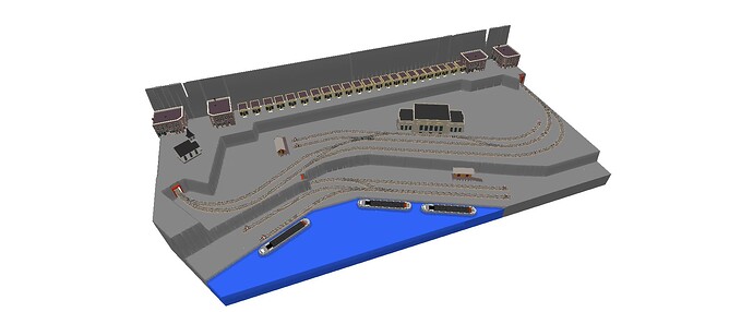 Der Hafen - voies M standards_3D