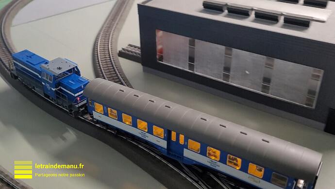 letraindemanu (3813) réseau Märklin 3 rails de Errol Locomotive diesel electrique G1204 MK Tegernsee bahn Marklin 37845 source letraindemanu.fr