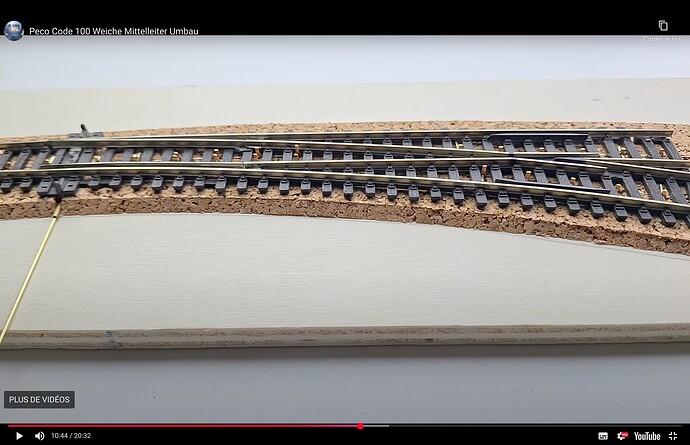 Weiche Mittelleiter Umbau 4