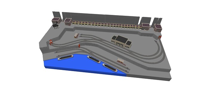 Der Hafen - voies C standards_3D