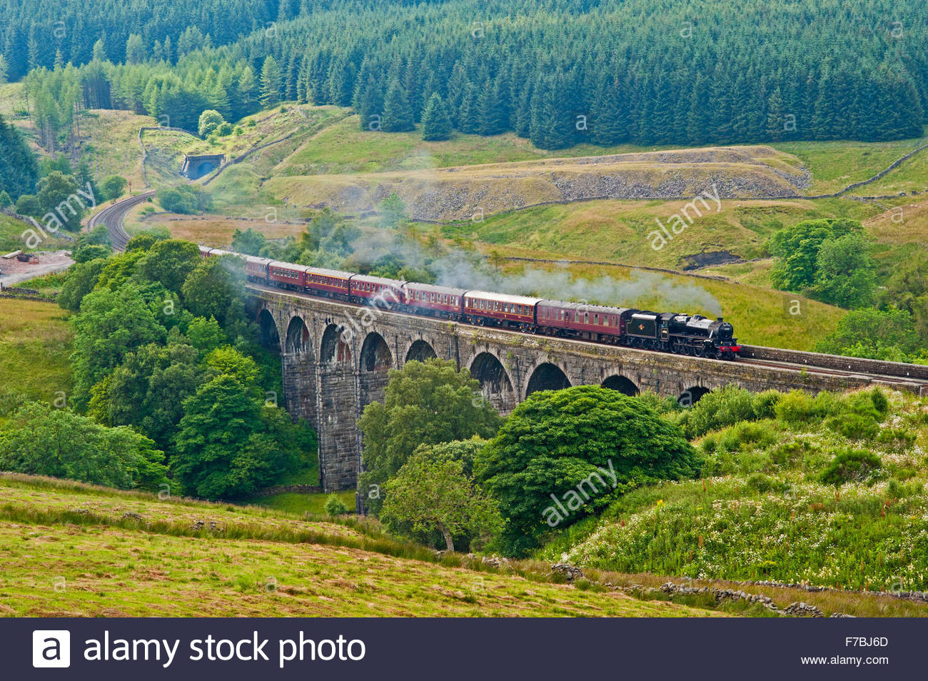 steam-train-on-dent-head-viaduct-settle-to-carlisle-railway-F7BJ6D.jpg