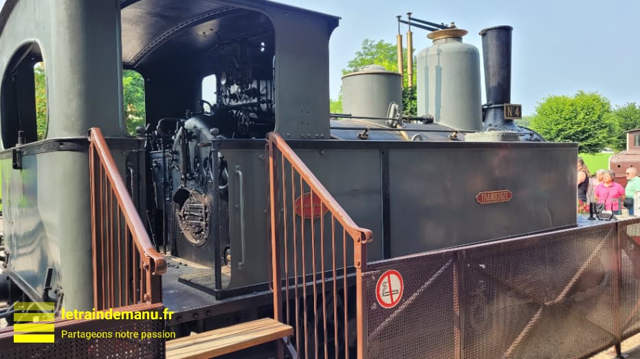 letraindemanu (3178) train touristique du Haut Quercy le Truffadou locomotive à vapeur 030 n°4 baptisée Trambouze
